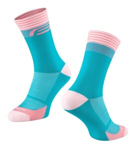 Force Ponožky STREAK modro-růžové