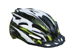 Sulov TOP-QUATRO 3 bílo/zelená cyklistická helma