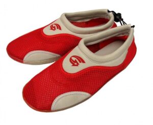 Alba Dámské neoprenové boty do vody šedočervené