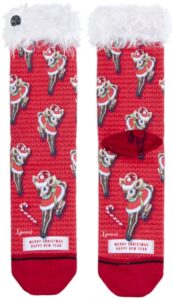 Dámské ponožky XPOOOS Xmas Červená / Bílá