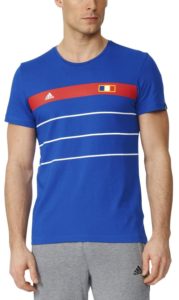 Tričko adidas France History Modrá