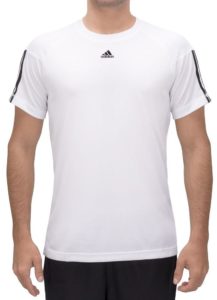 Tričko adidas Base 3S Bílá / Černá
