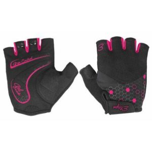 Etape Betty cyklistické rukavice černá-růžová