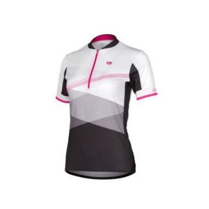 Etape LIV cyklistický dres bílá-růžová
