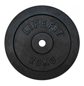 Lifefit Kotouč 20kg, kovový, pro 30mm tyč