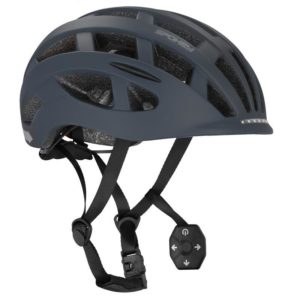 Spokey POINTER PRO Cyklistická přilba pro dospělé s LED blikačkou a blinkry, 58-61 cm, černá
