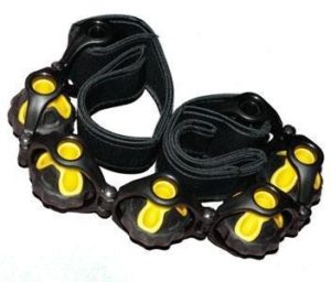 Sedco Masážní pás s poutky RS11 110 cm žluto/černý POUZE Černá (VÝPRODEJ)