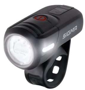 SIGMA Světlo přední AURA 45 USB, černé