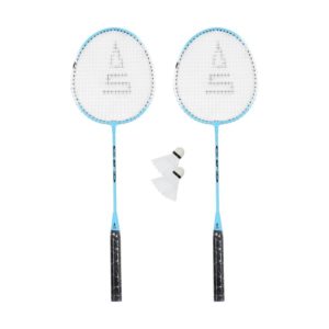 RULYT Badmintonový set Sulov 2x raketa 2x míček vak – světle modrý