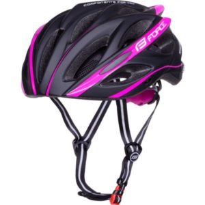 Force BULL černo-růžová dámská cyklistická přilba
