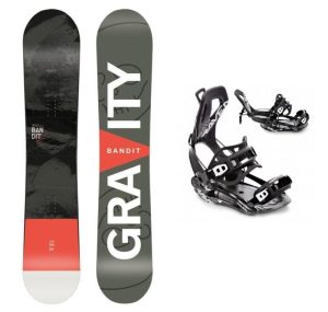 Gravity Bandit pánský snowboard + Raven FT360 black