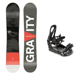 Gravity Bandit pánský snowboard + Raven S230 Black vázání
