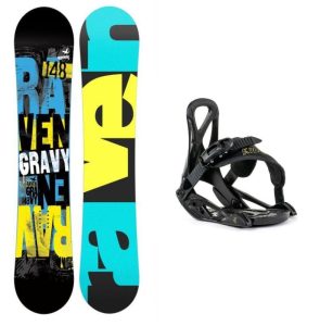 Raven Gravy junior mini snowboard + Beany Kido vázání