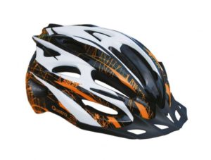 Sulov TOP-QUATRO 5 bílo/oranžová cyklistická helma POUZE L (VÝPRODEJ)