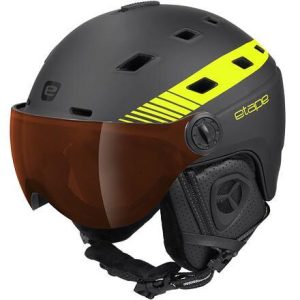 Etape Davos PRO lyžařská helma černá-žlutá fluo