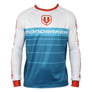 MONDRAKER-Enduro/Trail Jersey long, petrol/white/red Modrá M