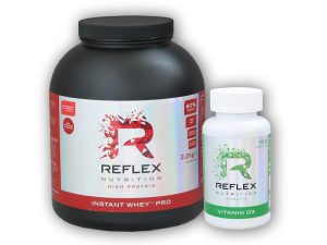 Reflex Nutrition Instant Whey PRO 2200g + Vitamin D3 100 cps