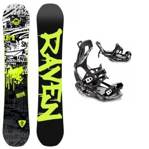 Raven Core Black snowboard + Raven FT360 black vázání
