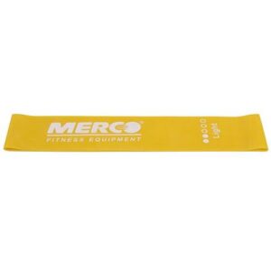 Merco Mini Band posilovací guma žlutá