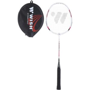 WISH Badmintonová raketa Steeltec 9, červená