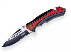 Joker záchranářský nůž SAO red Aluminium Handle s pouzdrem