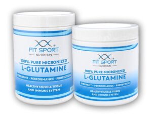 FitSport Nutrition 100% Pure Micronized L-Glutamine 550g + 330g