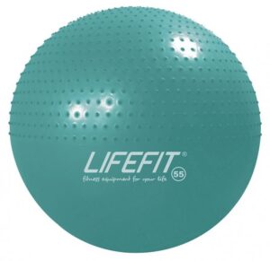 Lifefit Gymnastický masážní míč Massage Ball 55 cm tyrkysový