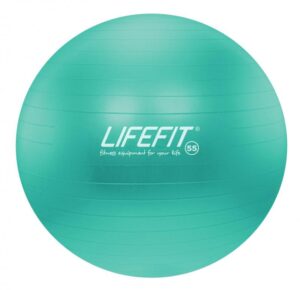 Lifefit Gymnastický míč ANTI-BURST 55 cm, tyrkysový