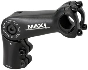 Max1 stavitelný představec 90/90°/25,4 mm černý