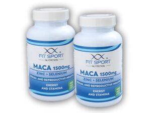 FitSport Nutrition 2x Maca 1500mg + Zinc + Selenium 120 vege caps