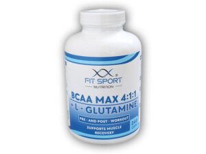 FitSport Nutrition BCAA MAX 4:1:1 + L-Glutamine 240 caps