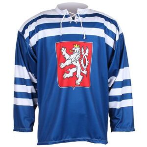 Merco hokejový dres Replika ČSR 1947 modrá - bez potisku