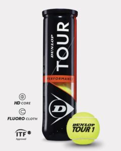 Dunlop TOUR PERFORMANCE Tenisové míče